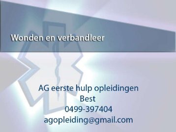Wonden en verbandleer