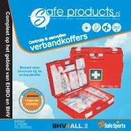 Controle & aanvullen verbandkoffers - Safe Products