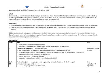 handleiding feedback en interactie.pdf - Klare taal rendeert