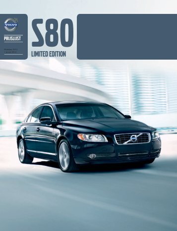 S80LIMITED EDITION - Volvo