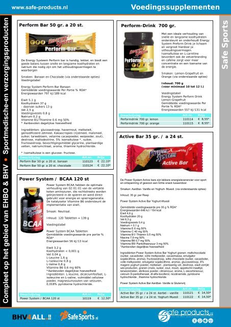 Download catalogus - Safe Products