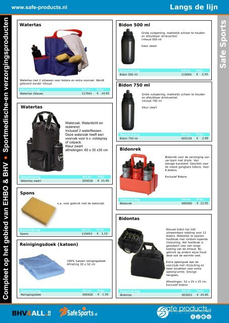 Download catalogus - Safe Products