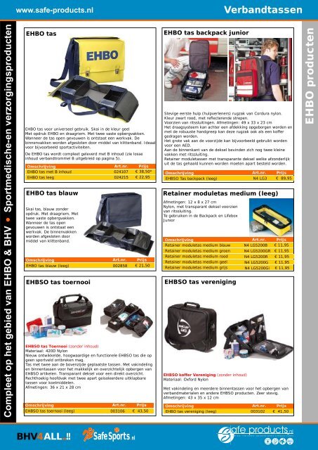 Download catalogus - Safe Products