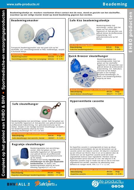 Download catalogus - Safe Products