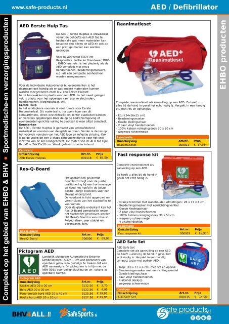 Download catalogus - Safe Products