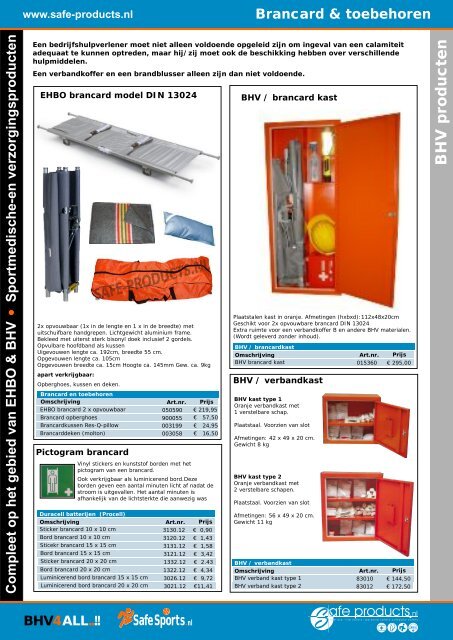 Download catalogus - Safe Products