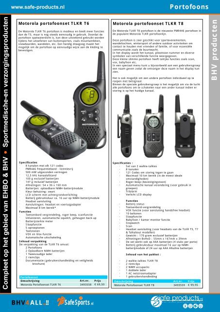 Download catalogus - Safe Products