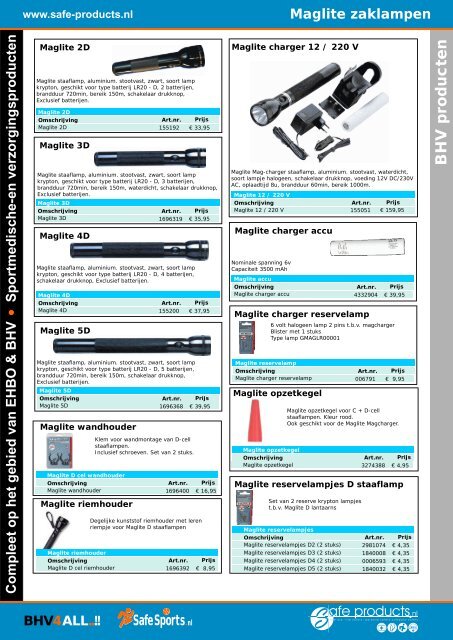 Download catalogus - Safe Products