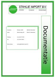 17/01/12 U kunt hier de complete catalogus ... - Stahlie Import BV