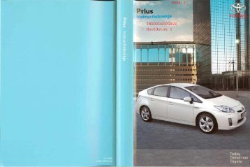 Instructieboekje Prius 3