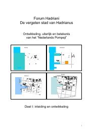 Forum Hadriani De vergeten stad van Hadrianus - VU-DARE Home ...