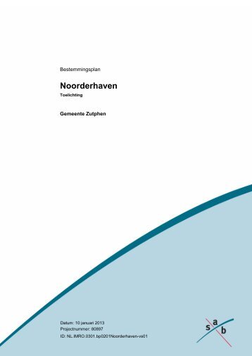 Noorderhaven-toelichting.pdf - Raad - Gemeente Zutphen