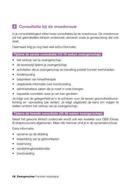 Prenatale raadpleging - UZ Gent