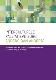 INTERCULTURELE PALLIATIEVE ZORG ANDERS DAN ... - Actiz