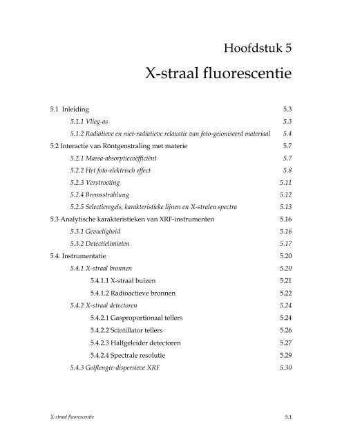 X-straal fluorescentie