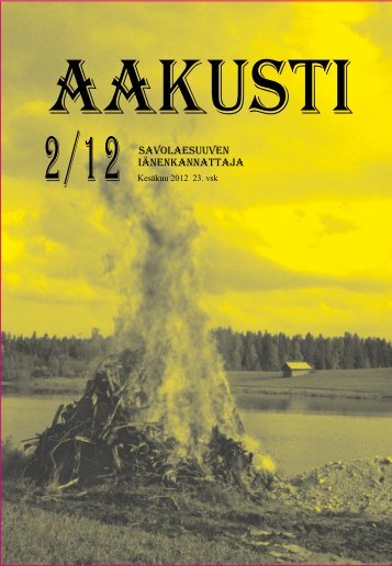 Aakusti 2/2012 (PDF)