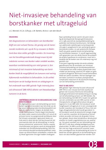 Radiologie - Nederlandse Vereniging voor Oncologie