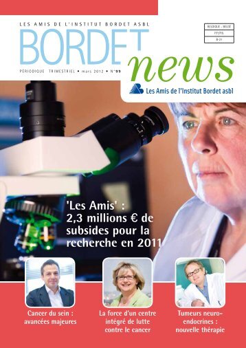 Bordet News 99 - Amis Institut Bordet