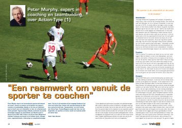 “Een raamwerk om vanuit de sporter te coachen” “Een ... - ActionType