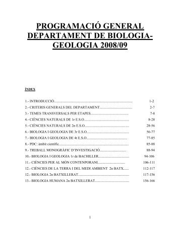 programació general departament de biologia- geologia 2008/09