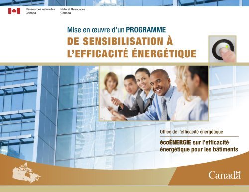 DE SENSIBILISATION À L’EFFICACITÉ ÉNERGÉTIQUE