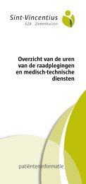 Raadplegingen uren SV.pdf - GasthuisZusters Antwerpen