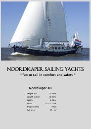 Noordkaper Sailing Yachts - Gebroeders Van Enkhuizen