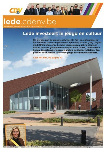 Lede investeert in jeugd en cultuur - Lede - CD&V