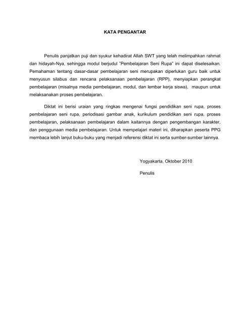 modul pembelajaran seni rupa.pdf - Staff UNY - Universitas Negeri ...