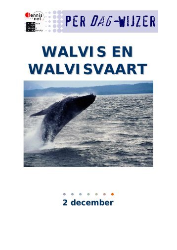 WALVIS EN WALVISVAART - Kennisnet