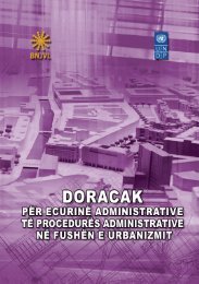 doracak për ecurinë administrative të procedurës - UNDP