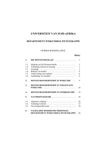 UNIVERSITEIT VAN SUID-AFRIKA