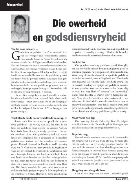 Die Kerkblad Junie 2011.indd - CJBF