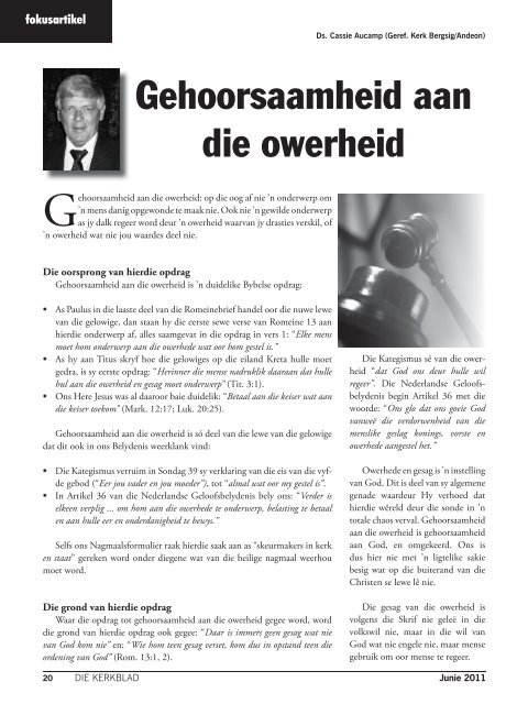 Die Kerkblad Junie 2011.indd - CJBF