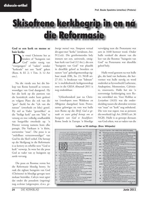 Die Kerkblad Junie 2011.indd - CJBF