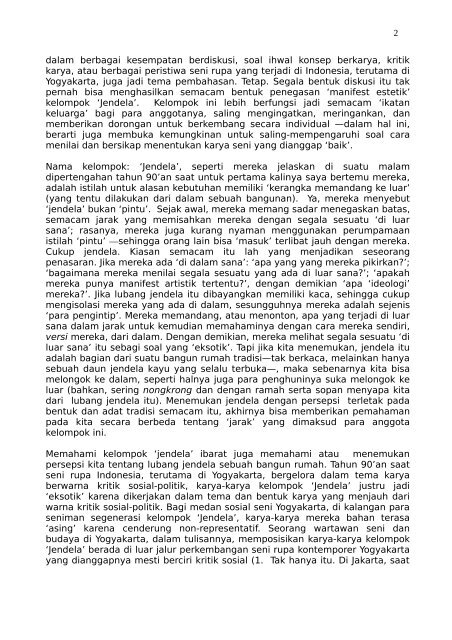 Apa Perbedaan Antara Pameran Tunggal Dan Pameran Kelompok Jelaskan