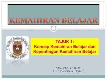 Tajuk 1_Konsep Kemahiran Belajar ... - Amaljaya.com