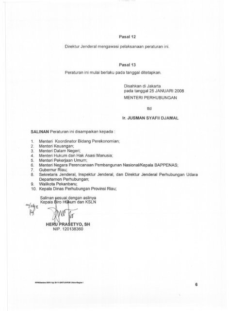 Rencana Induk Bandar Udara Sultan Syarif Kasim II Pekanbaru ...