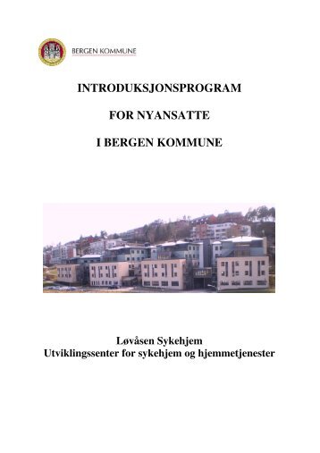 Introduksjonsprogram for nyansatte - Bergen kommune