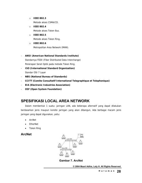 Local Area Network - Directory UMM