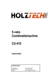 download handleiding - Holztech