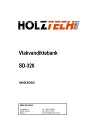 download handleiding - Holztech