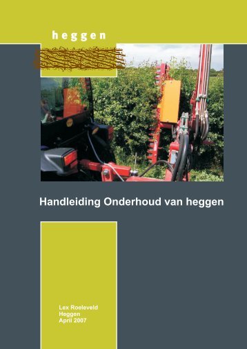 De handleiding Onderhoud van heggen