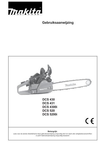 Download gebruiksaanwijzing - Makita