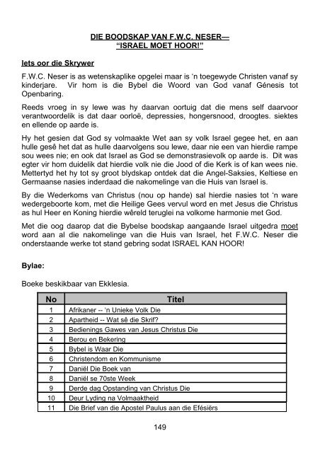 Die Bedieningsgawes van Jesus Christus pdf - Ecclesia