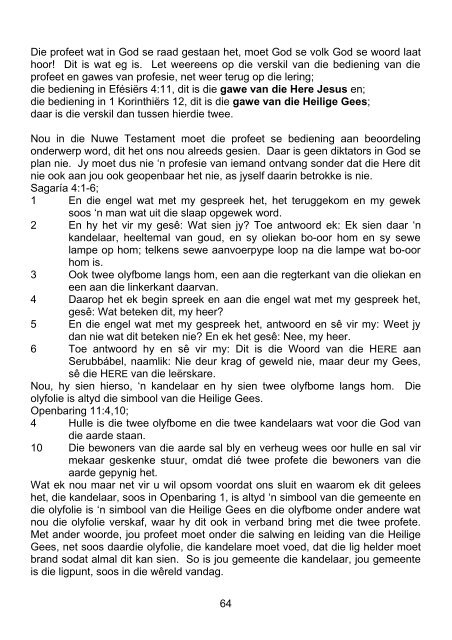 Die Bedieningsgawes van Jesus Christus pdf - Ecclesia