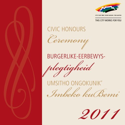 Civic_Honours_2011 book SMALL.pdf - City of Cape Town