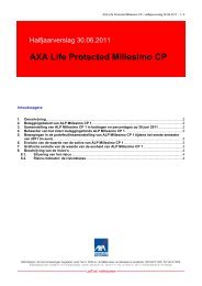 AXA Life Protected Millesimo CP