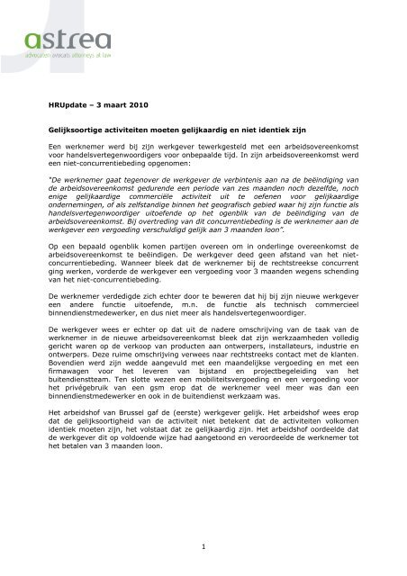 onderlinge overeenkomst
