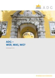 ADG – Wer, WAs, Wo?